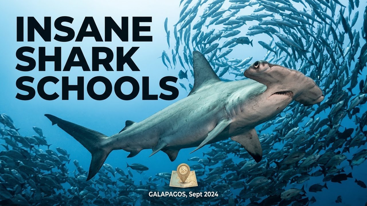 I've Never Seen This Many Sharks While Diving! Galapagos of my life! | 4K #Galapagos #SharkDiving