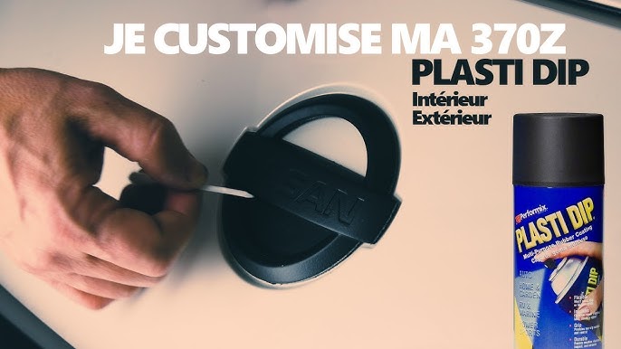 Plasti Dip : test rapide sur carrosserie : covering - capot noir