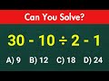 Math Challenge Quiz