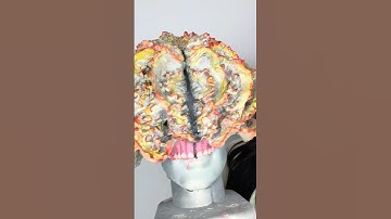 Clicker Tutorial🦠 #sfxmakeup #creativemakeup #thelastofus #clickers #makeuptutorial #shorts