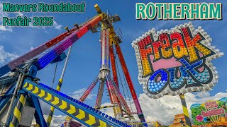 Farrars Funfair Manvers Roundabout Rotherham July 2025