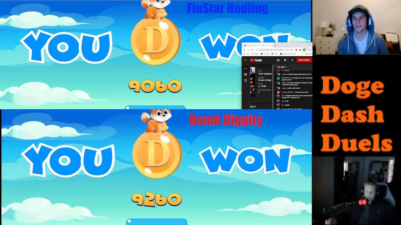 "Coin Capture" - Doge Dash Duel // FinStar vs. Bomb