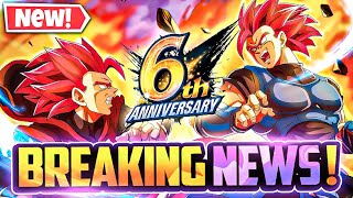 MASSIVE NEWS!!! NEW INFO FOR THE 6TH YEAR ANNIVERSARY   BANNER RELEASE DATE!!! (Dragon Ball Legends)