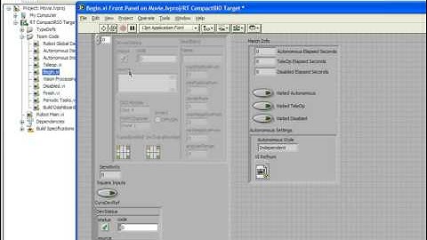 FIRST HAMOSAD #1657 - LabVIEW - Motors