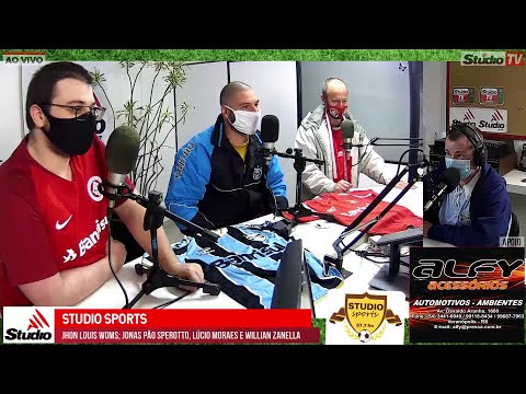 Studio Sports falando da rodada inaugural do Covidão 21