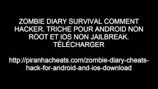 Zombie Diary Survival Hacker   Cheats pour Android et iOS Téléchargement screenshot 4