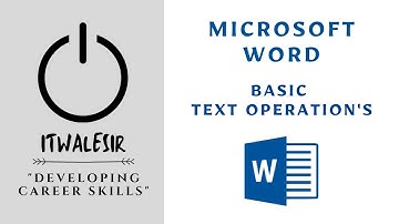 Basic Text Operation