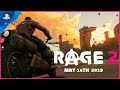 Se confirma la fecha de lanzamiento de Rage 2 para PS4 – Echa un vistazo a su nuevo tráiler