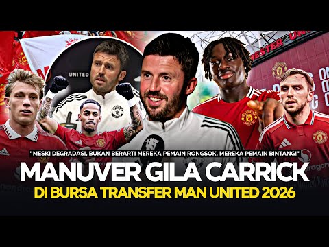 "CERDASNYA OTAK CARRICK AMBIL 7 PEMAIN INI" Gak Pakai Lama! Man United Bidik Bintang Tim Degradasi