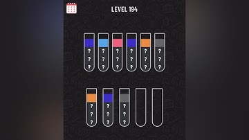 Water sort puzzle level 194