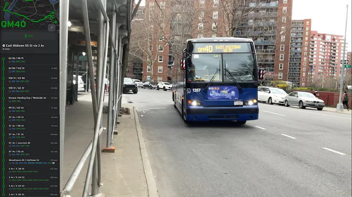 *[FULL BUS JOURNEY!]* The Friday Morning Run on the QM40!