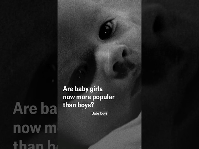 Are baby girls now more popular than boys?