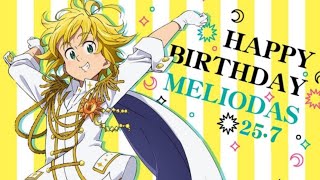 Happy Birthday Meliodas!! (Sate,Sate,Sate)
