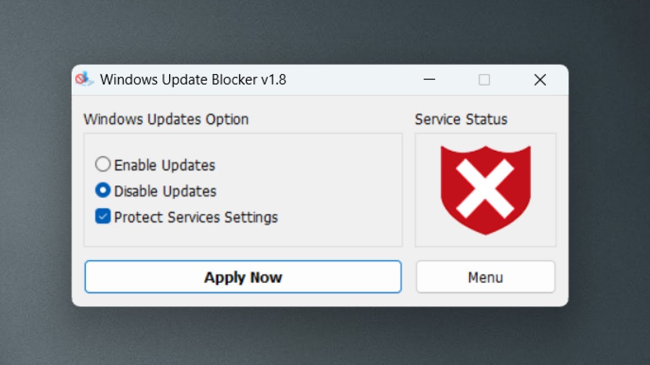 [Win] Disable Windows Update Super Easy - YouTube
