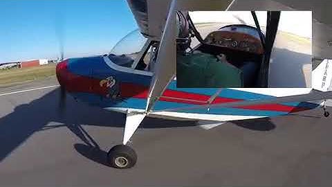 Ground loop in a 1946 Champ