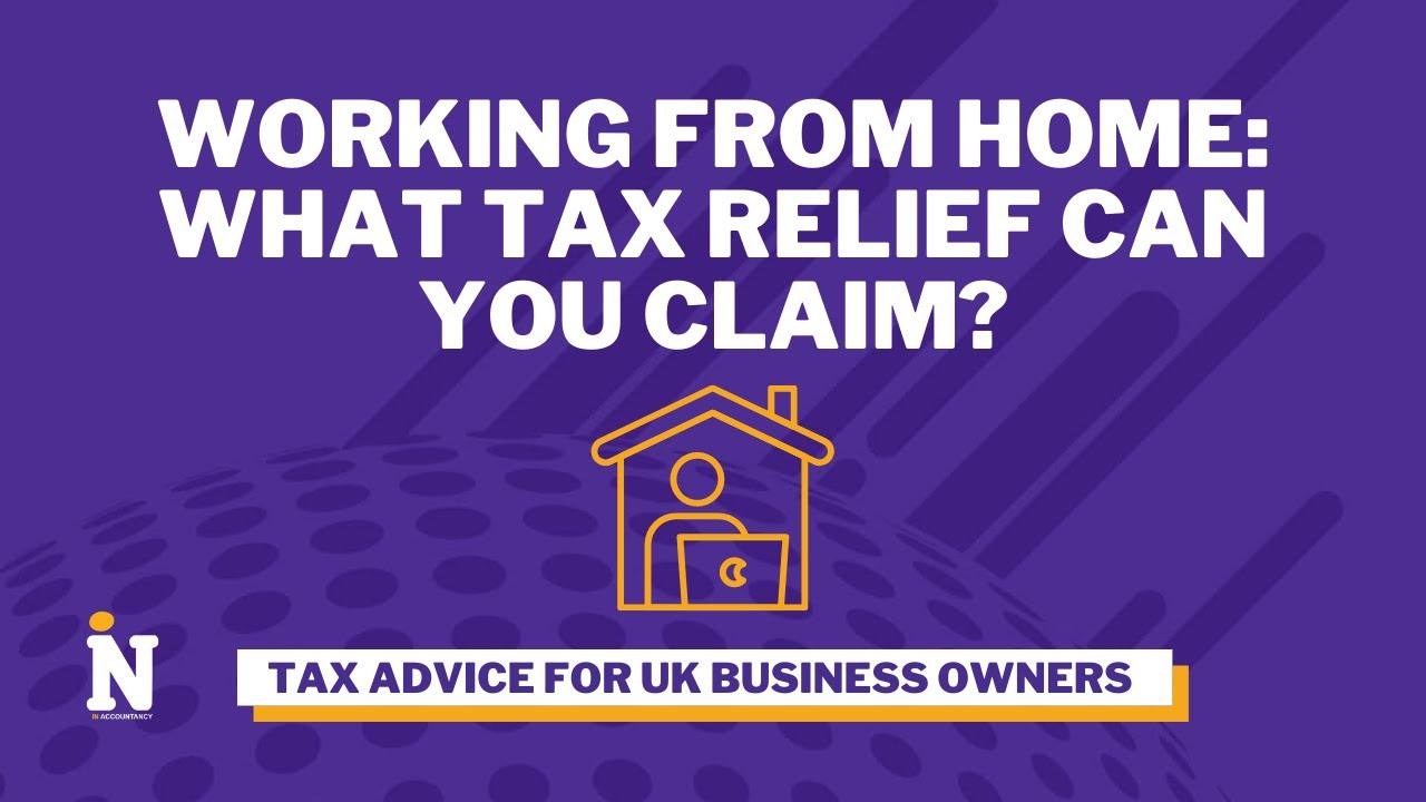 working from home uk tax relief