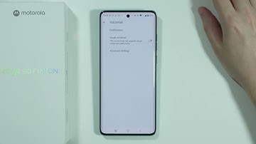 Motorola Edge 60 Fusion: How to Open Voicemail Settings