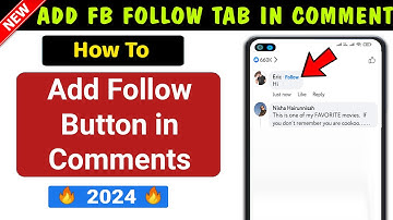 How to Add Follow Button in Facebook Comments 2024 || Turn On Follow Option in Facebook Comments