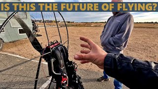 Flying an Electric Paramotor for the First Time