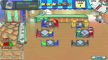 Diner Dash - Level #21 - Go with the Flo Fine Seafood Dining I