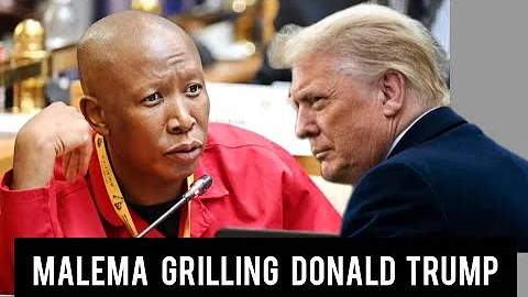 Malema Grilling donald Trump on US and South Africa fallout during G20 summit 