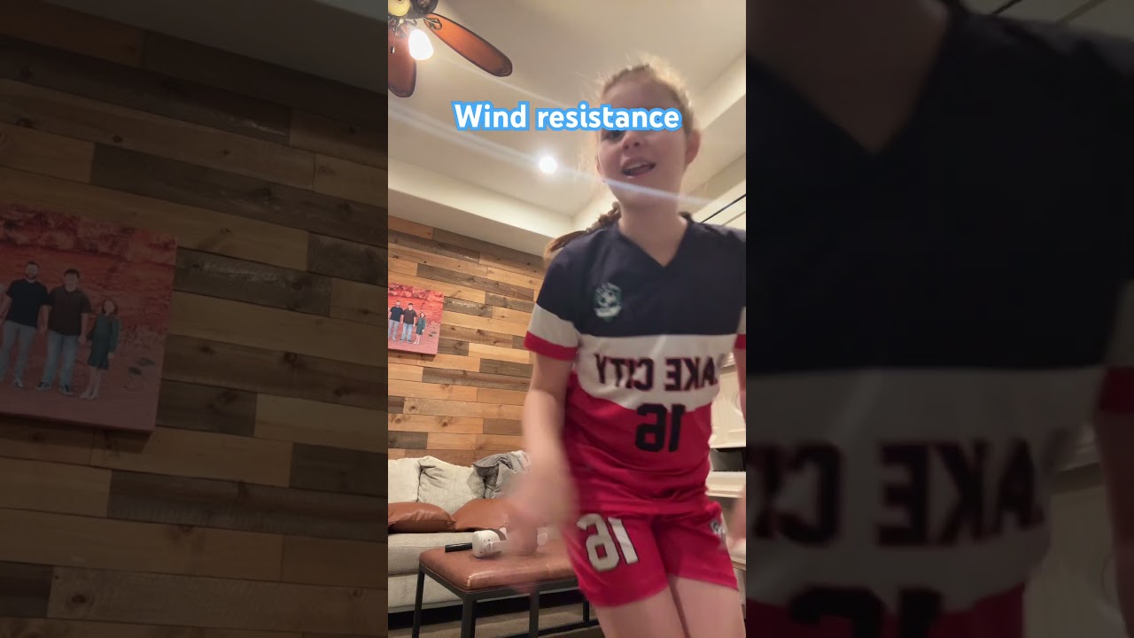 Run faster with the wind resistance 