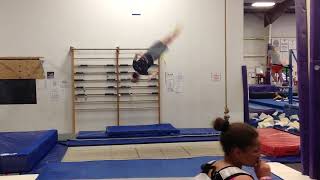 I tried to do a Level 8 Trampoline routine...