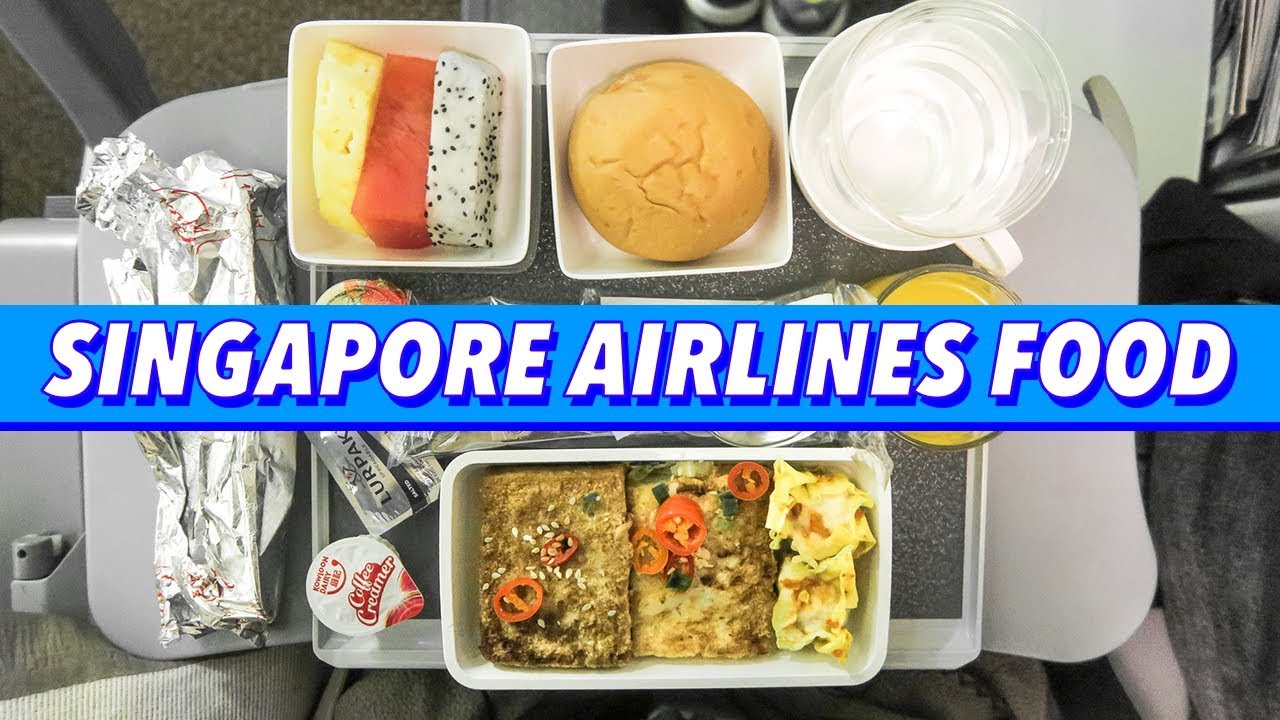 ⁣Chinese Airplane Food ► Dim Sum & Braised Beef on Singapore Airlines from Hong Kong to San Franc