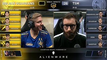 GGS vs TSM - 2019 LCS Spring Split Week 8 Day 1 - Team SoloMid vs Golden Guardians