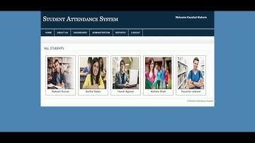 Student Attendance System | PHP and MySQL Project Source Code | PHP MySQL CRUD Project
