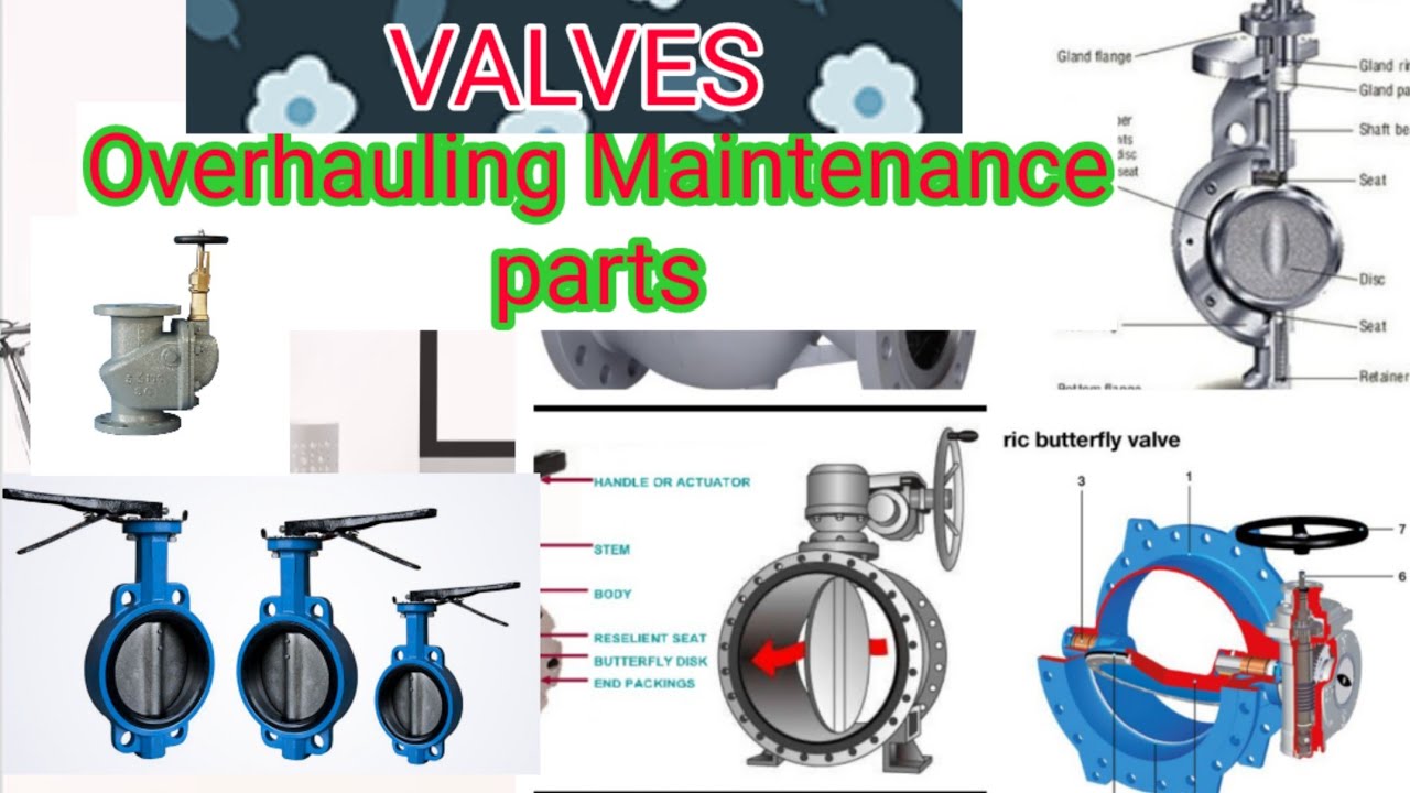 valves maintenance , overhauling, components parts YouTube