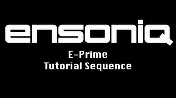Ensoniq E-Prime Demo - "Tutorial Sequence"