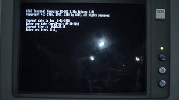 IBM 5160 Startup Sequence