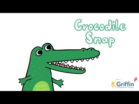 Crocodile Snap Pencil Grasp Childrens Song