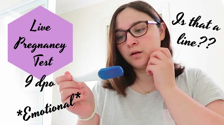 Live Pregnancy Test At 9 Dpo || Is That A Positive Pregnancy Test?? || TTC Journey To Baby #2 Cycle