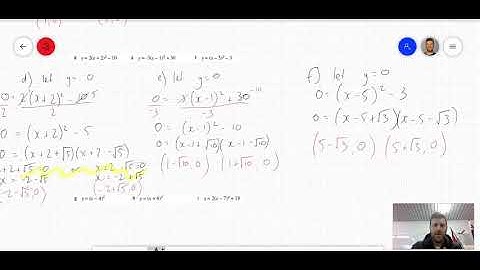 Determining x intercepts when in turning point form