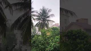 Rain in Hyderabad 🌩️⛈️ #barish #hyderabad #like #rain #shortvideo #superlike #rainsounds