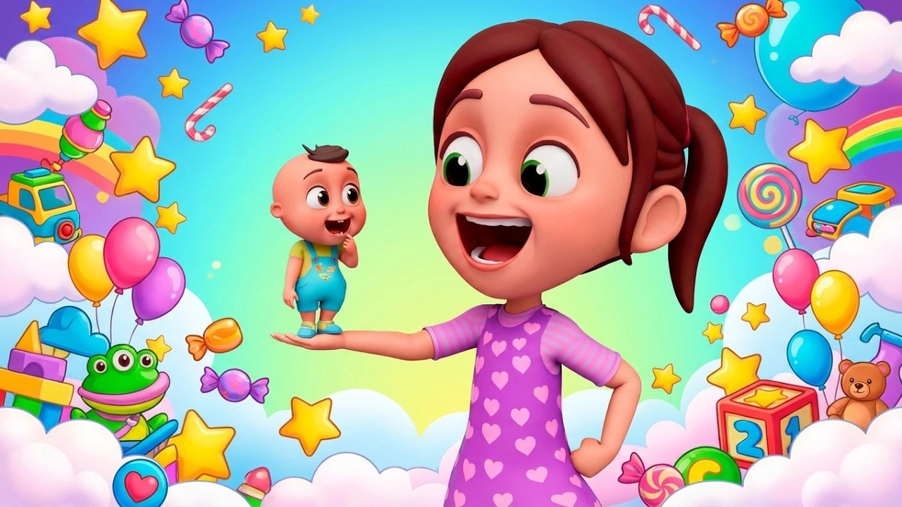 Mały i duży – zabawna piosenka o przeciwieństwach! 🎵 | Edukacyjne piosenki Baby Berry 🌟