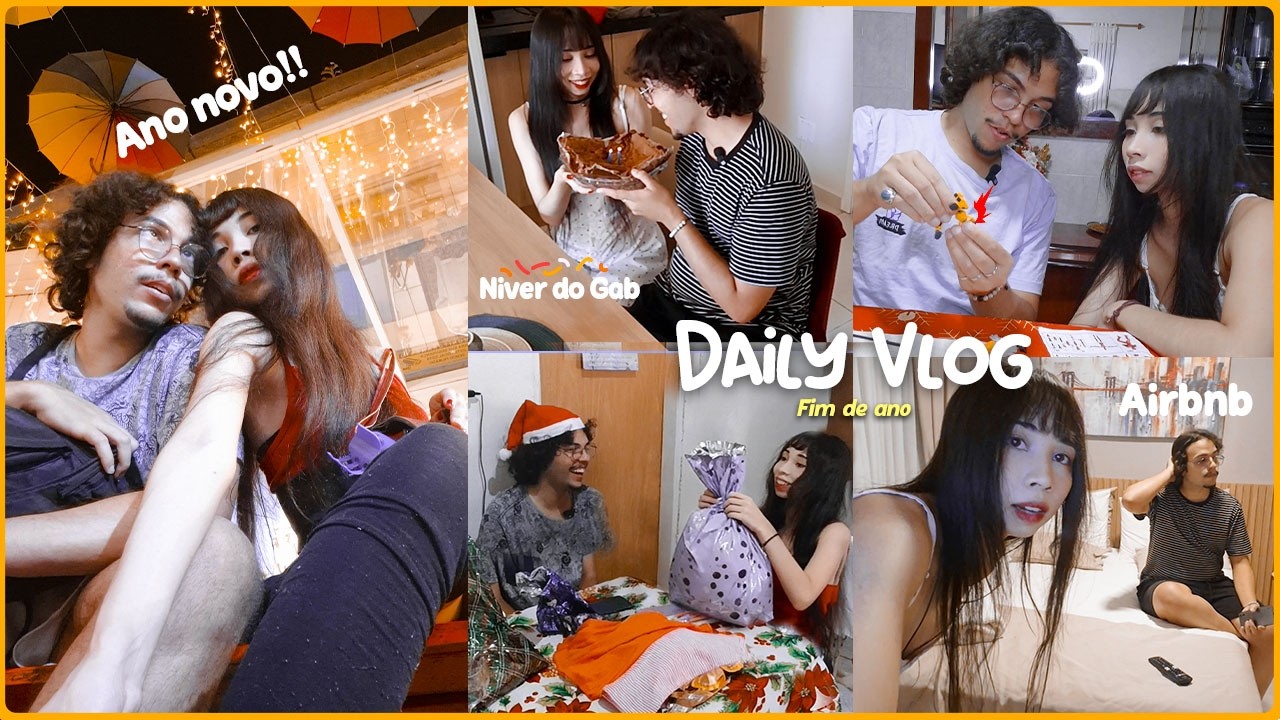 Vlog: Fim de ano🎇 Cidade do Natal! Airbnb no Aniversário do Gab, Férias em casal!! Ano Novo 💝🎁
