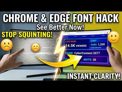 ChromeとEdgeのフォントが小さすぎる？
