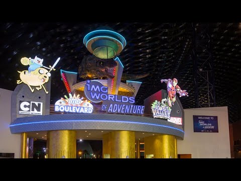 Dubai IMG World Indoor & Outdoor Roller Coaster Ride || Funny || Tagam 🤣🤣🤣