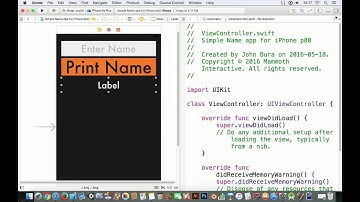 Make an iPhone app in minutes with Swift in Xcode