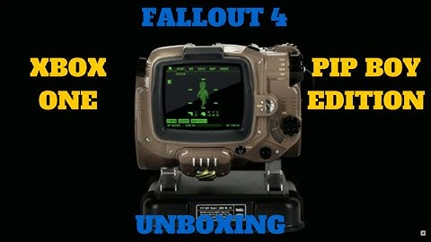 Xbox One Fallout 4 Pip Boy Edition Unboxing