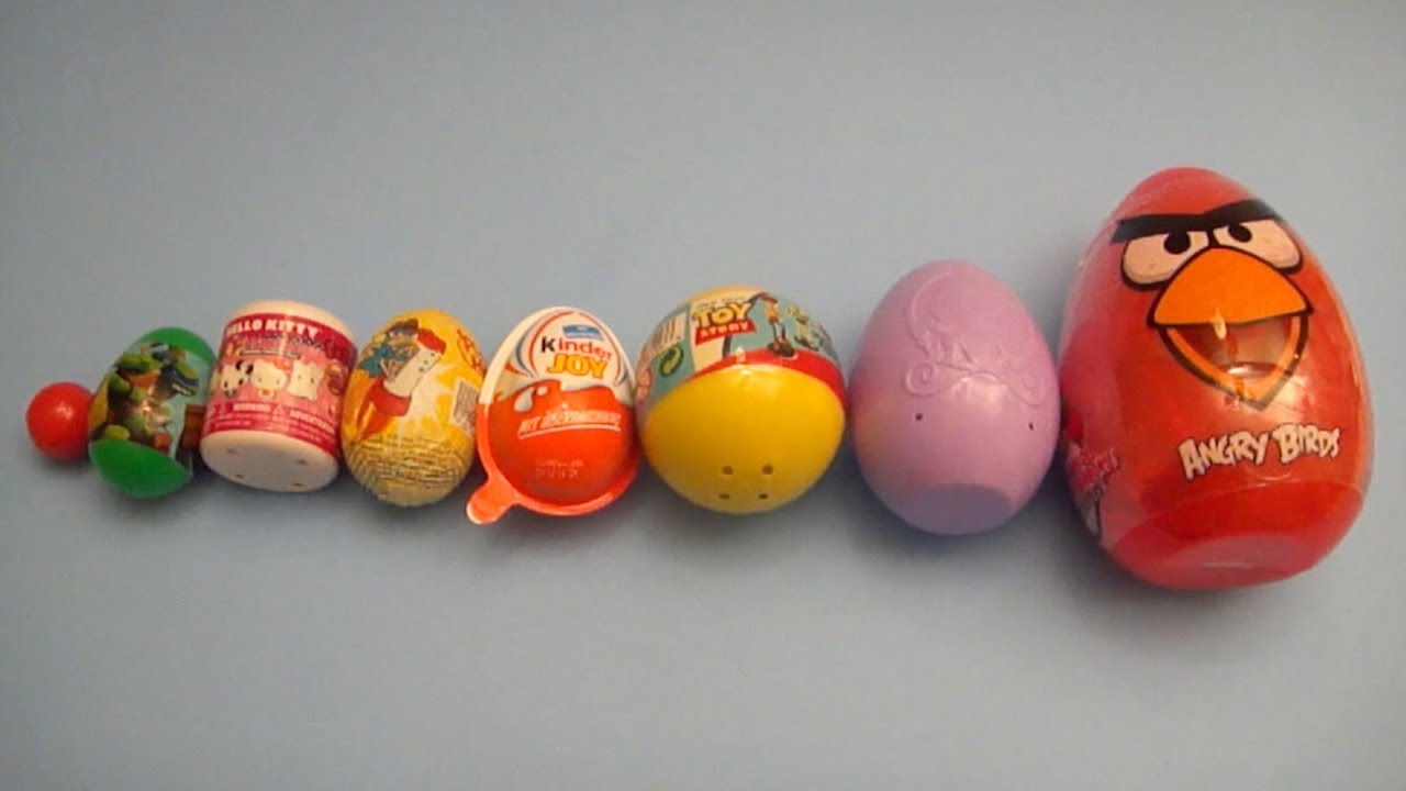 Surprise Eggs Learn Sizes From Smallest To Biggest Learn Colors With Surprise Eggs Learn Sizes From Smallest To Biggest Learn Colors With