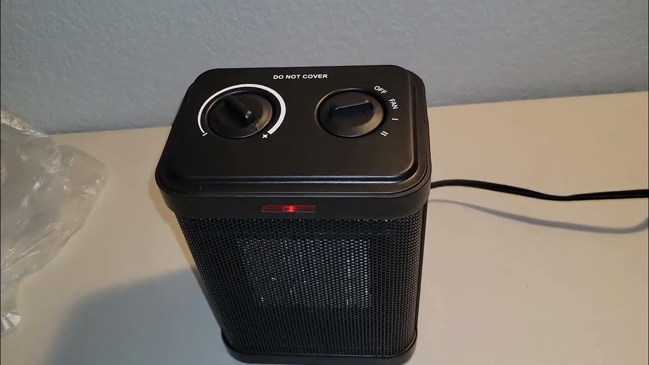 Intertek Ceramic Heater Review (Small Space Heater) - YouTube
