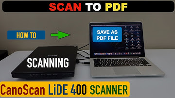 Canon Canoscan Lide 400 Scan To PDF, Scanning Multiple Documents & Saving as Single PDF File.