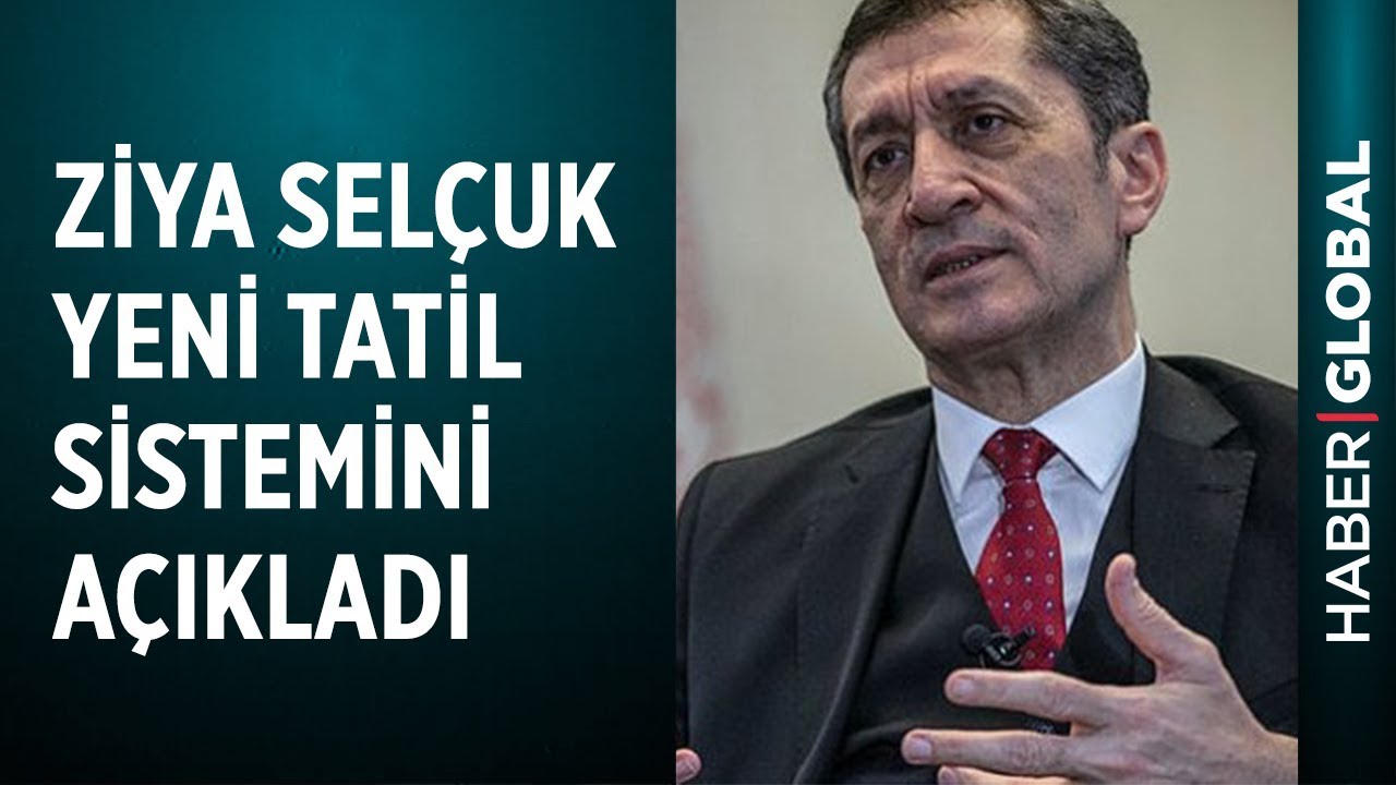 Milli Eğitim Bakanı Ziya Selçuk Yeni Tatil Sistemini Açıkladı YouTube