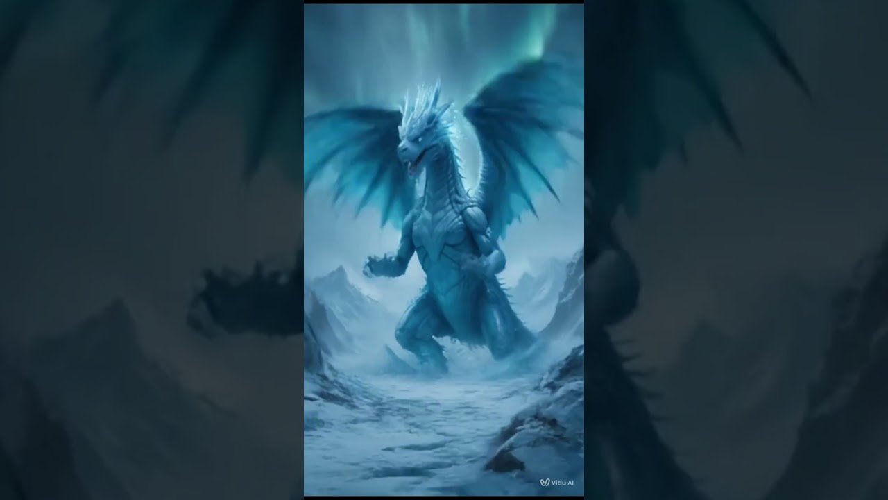 "Unleash the chill of the Ice Dragon! ❄️🐉" 