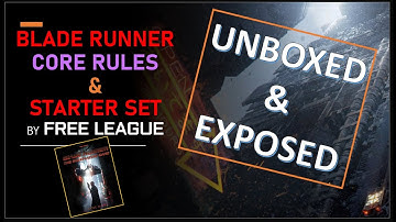 The Blade Runner RPG [Unboxing]