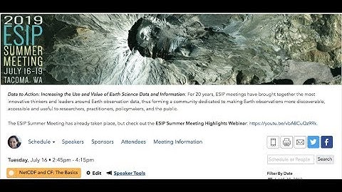 NetCDF and CF: The Basics